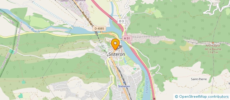 localisation de l'entreprise SC OPTIQUE à SISTERON