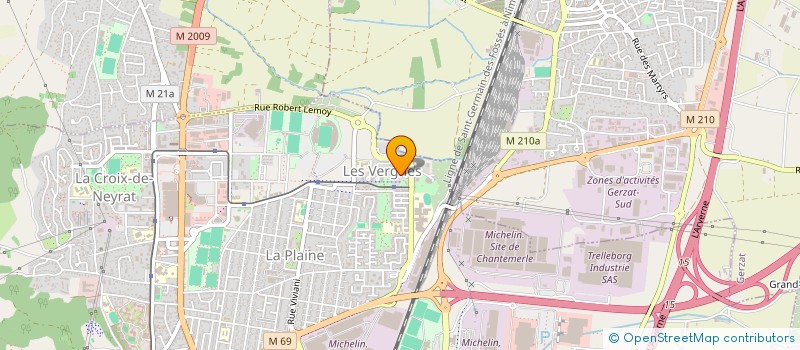 localisation de l'entreprise SC ORIGENE  CLERMONT-FERRAND