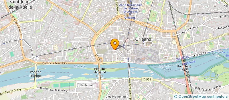 localisation de l'entreprise SC OSMOSE à ORLEANS