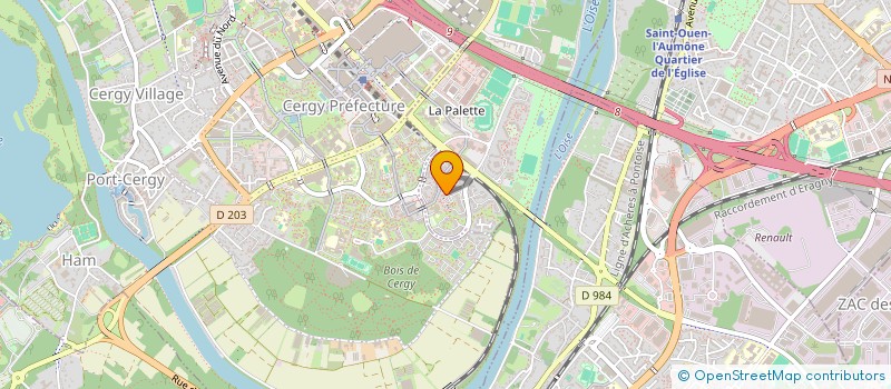 localisation de l'entreprise SC OUAMASSI  PONTOISE