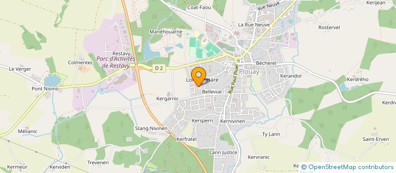 localisation de l'entreprise SC P.E.I  PLOUAY