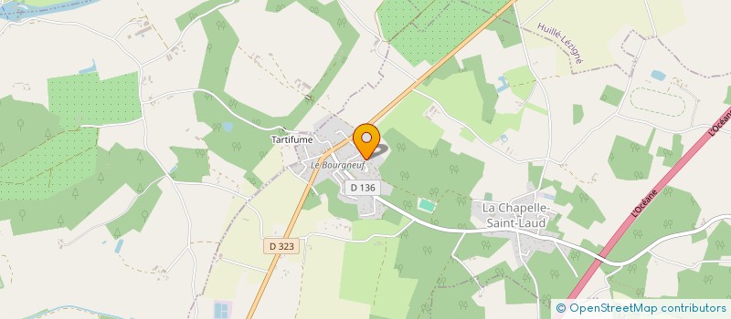 localisation de l'entreprise SC PACHEOR  LOIRE-AUTHION