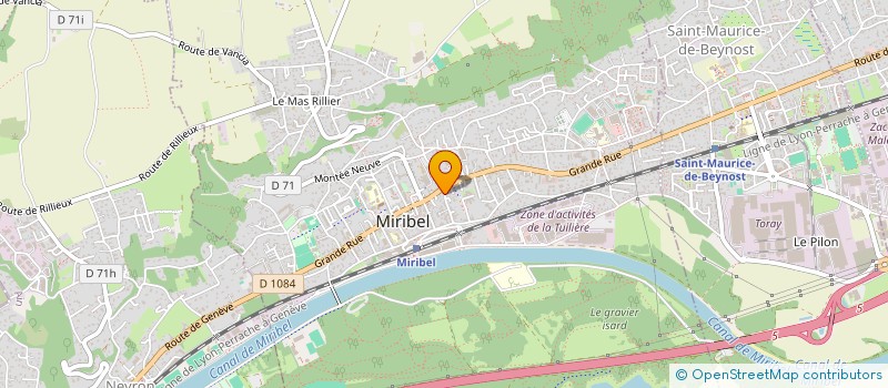 localisation de l'entreprise SC PACOULY à MIRIBEL
