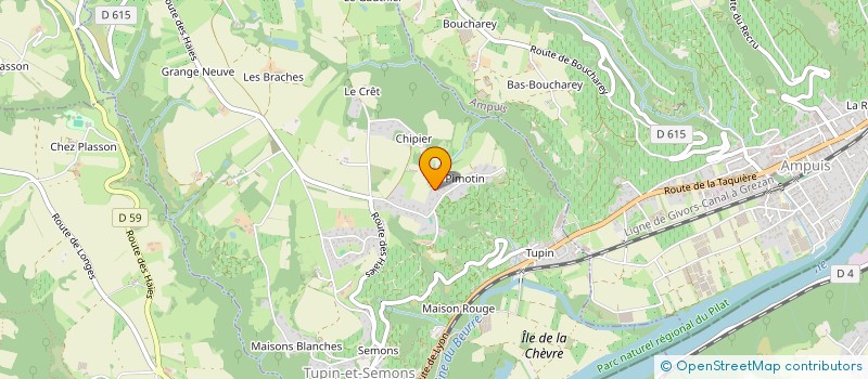 localisation de l'entreprise SC PALLAS  TUPIN-ET-SEMONS