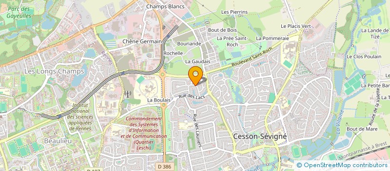 localisation de l'entreprise SC PAOLA à CESSON-SEVIGNE