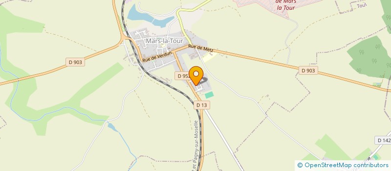 localisation de l'entreprise SC PAR'UP 2  MARS-LA-TOUR