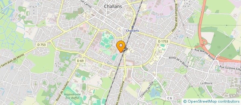 localisation de l'entreprise SC PARE-BRISES à CHALLANS