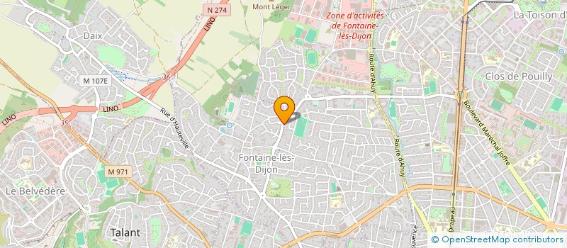 localisation de l'entreprise SC PARTICIPATIONS  FONTAINE-LES-DIJON