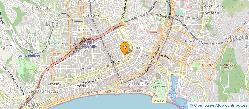 localisation de l'entreprise SC PARTICULIERE DE LA TOUR DU MONT BORON à NICE