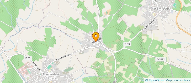 localisation de l'entreprise SC PARTICULIERE LA GRAPPE à PAILHES