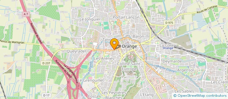 localisation de l'entreprise SC PARTICULIERE SULAIN à ORANGE