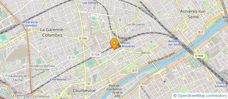 localisation de l'entreprise SC PASQUIER à COURBEVOIE