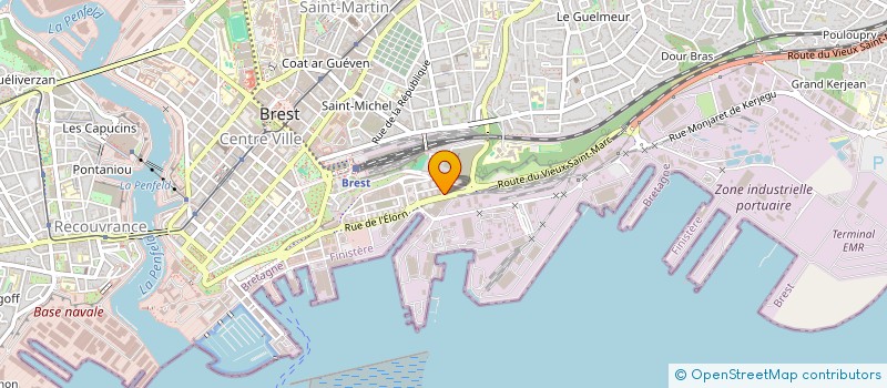 localisation de l'entreprise SC PASTL  BREST