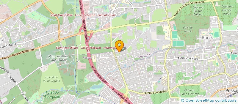 localisation de l'entreprise SC PAT RAFAEL JORDA  MERIGNAC