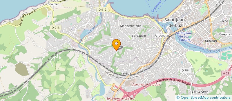 localisation de l'entreprise SC PATRICK BC IMMOBILIERE  CIBOURE