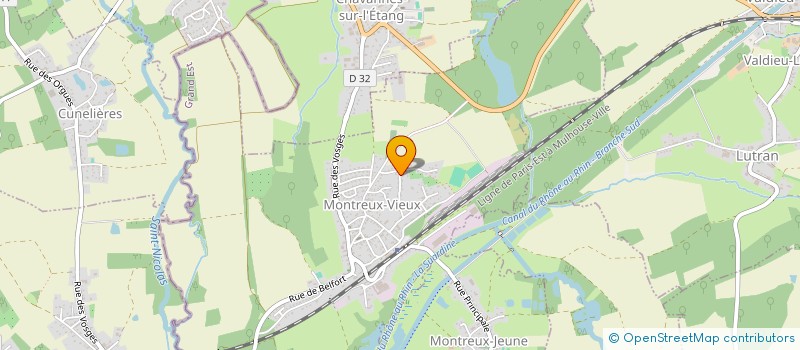 localisation de l'entreprise SC PATRIM'O2  MONTREUX-VIEUX