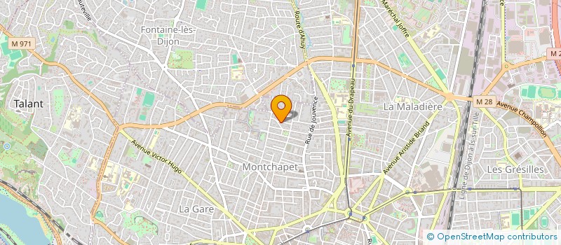 localisation de l'entreprise SC PATRIMOINE  DIJON