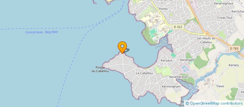 localisation de l'entreprise SC PATRIMOINE BONEAL  CONCARNEAU