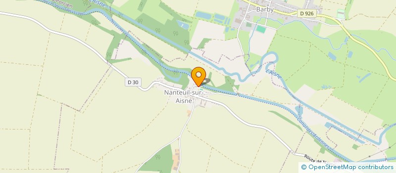 localisation de l'entreprise SC PATRIMOINE GRANDVUILLEMIN E-ML-C-P  NANTEUIL-SUR-AISNE