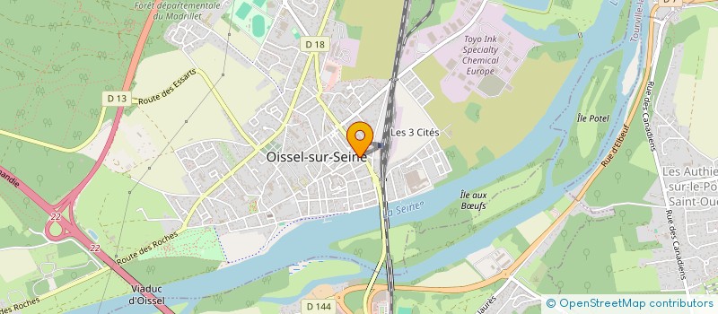 localisation de l'entreprise SC PATRIMONIA  OISSEL