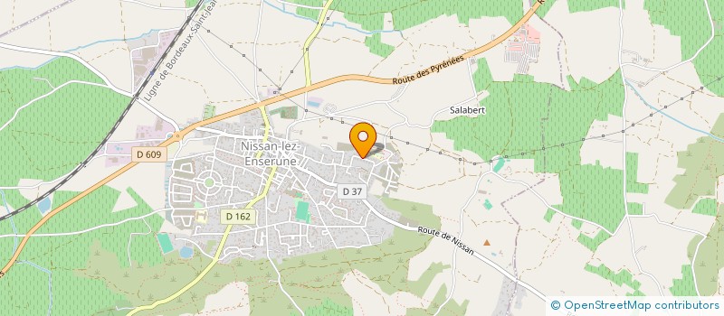 localisation de l'entreprise SC PATRIMONIALE BAPTISTE  NISSAN-LEZ-ENSERUNE