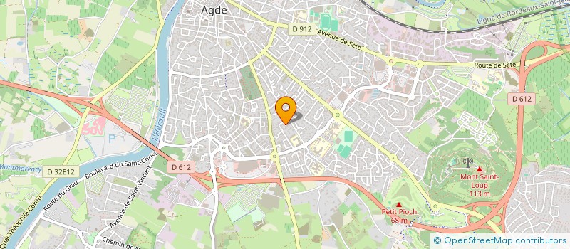 localisation de l'entreprise SC PATRIMONIALE FELZY  AGDE