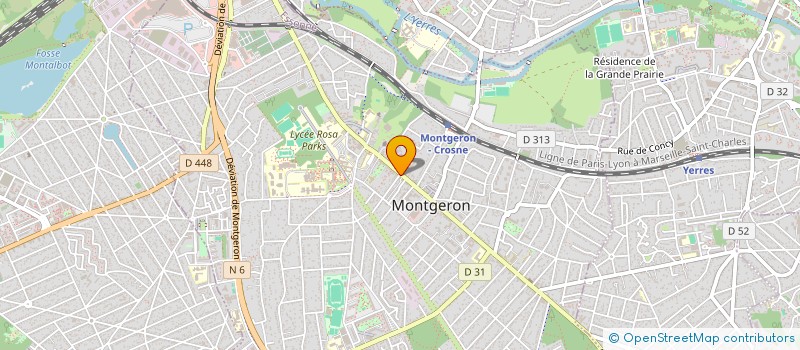 localisation de l'entreprise SC PATRIMONIALE FEUILLEBOIS à MONTGERON