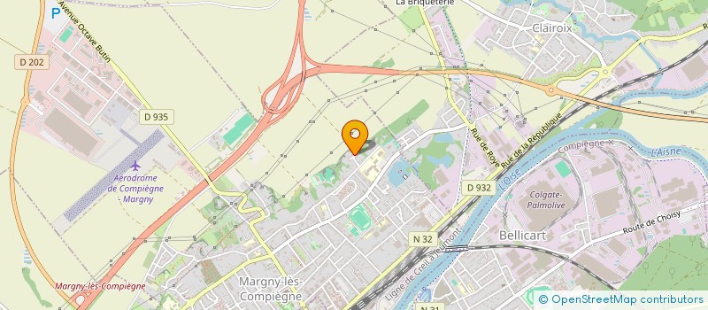 localisation de l'entreprise SC PATRIMONIALE JAMIN  MARGNY-LES-COMPIEGNE