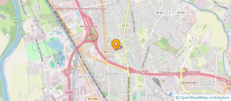 localisation de l'entreprise SC PATRIMONIALE LARRIBAU - JABBES  TOULOUSE