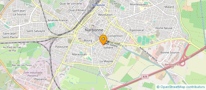 localisation de l'entreprise SC PATRIMONIALE LEON à NARBONNE