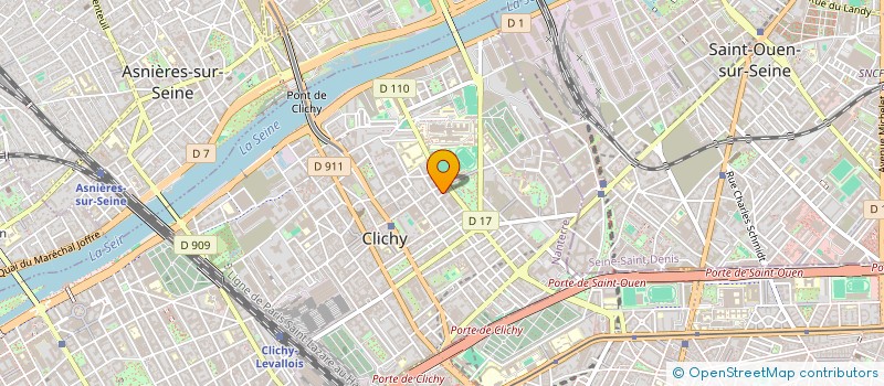 localisation de l'entreprise SC PATRIMONY à CLICHY