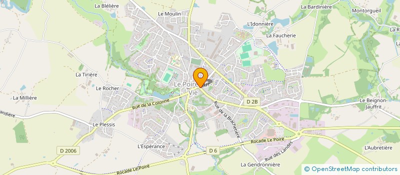 localisation de l'entreprise SC PAUBRET  LE POIRE-SUR-VIE