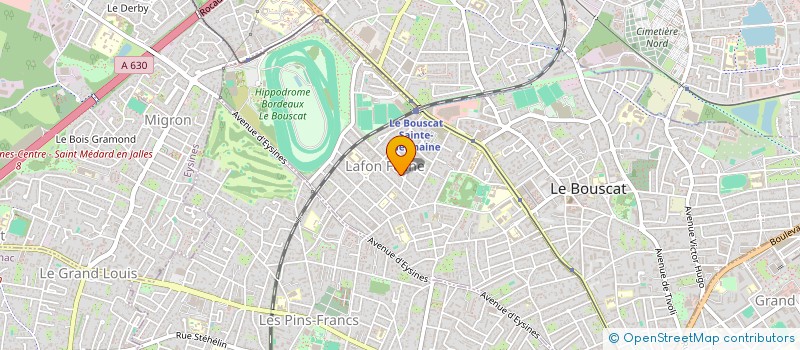 localisation de l'entreprise SC PAUL BERT  LE BOUSCAT