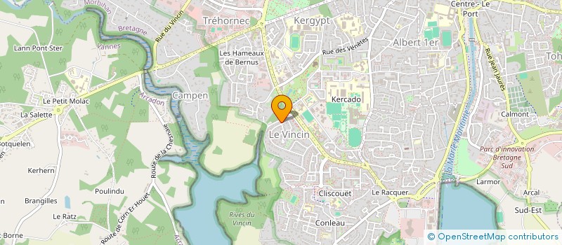 localisation de l'entreprise SC PAUL BOUESNARD à VANNES