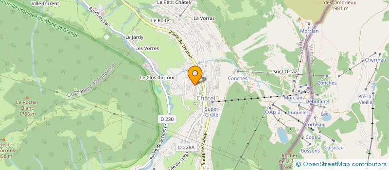 localisation de l'entreprise SC PAVIE & LYON à CHATEL