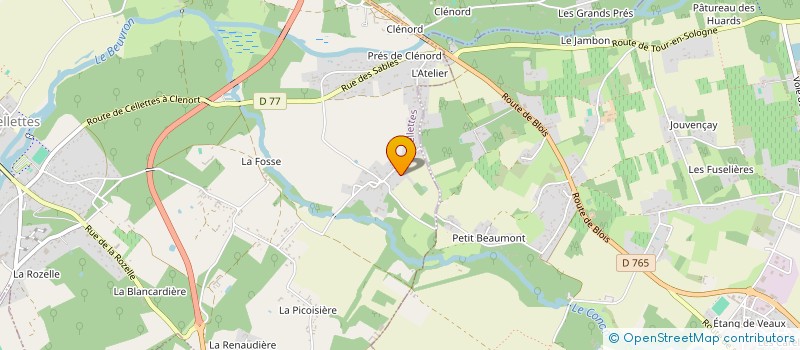 localisation de l'entreprise SC PCBW à CELLETTES