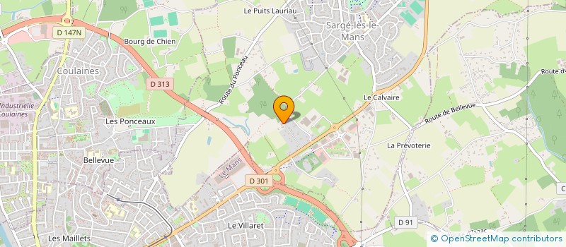 localisation de l'entreprise SC PCMNG IMMO  SARGE-LES-LE-MANS