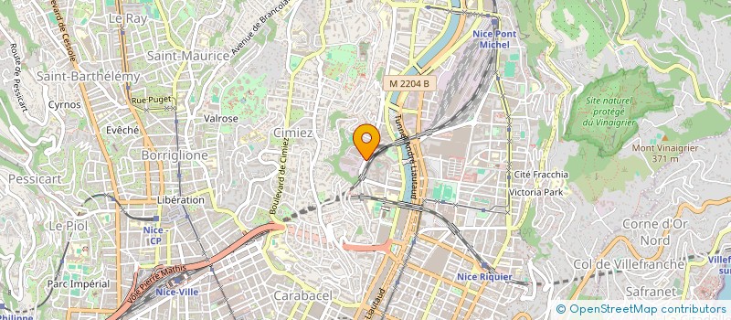 localisation de l'entreprise SC PEINTURE DECORATION  NICE