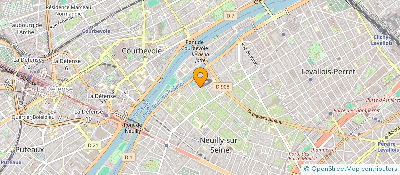 localisation de l'entreprise SC PELE-CLAMOUR à NEUILLY-SUR-SEINE