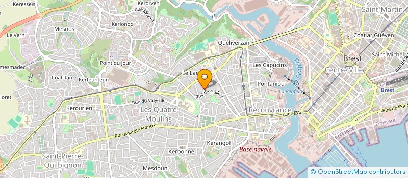 localisation de l'entreprise SC PELLEN à BREST