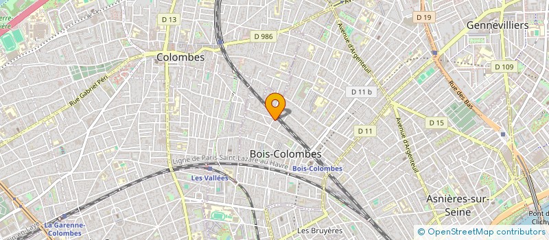 localisation de l'entreprise SC PEPIMMO à BOIS-COLOMBES