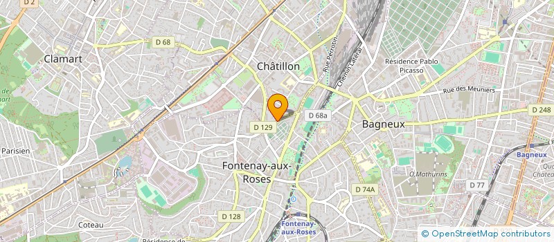 localisation de l'entreprise SC PEPITO  CHATILLON