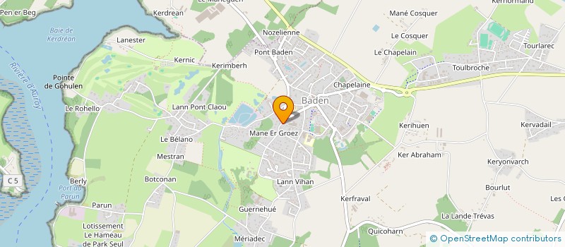 localisation de l'entreprise SC PERNES HENRIO  BADEN