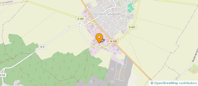 localisation de l'entreprise SC PETILLON / MESQUITA à SAINT-SOUPPLETS