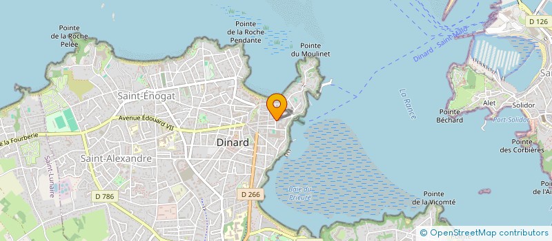 localisation de l'entreprise SC PHARE OUEST  DINARD