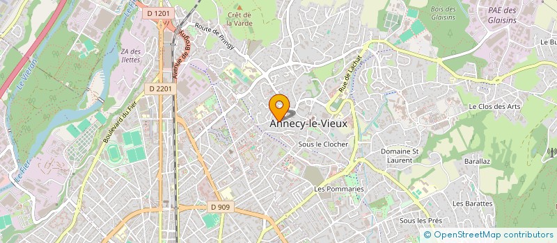 localisation de l'entreprise SC PHGC à ANNECY