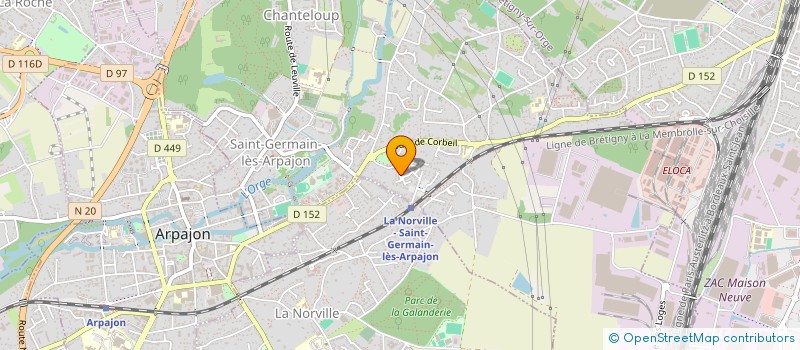 localisation de l'entreprise SC PHIDEL GLP à SAINT-GERMAIN-LES-ARPAJON
