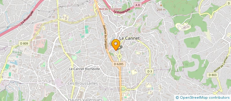 localisation de l'entreprise SC PHIL ET MART à LE CANNET