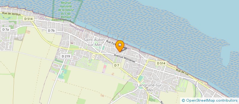 localisation de l'entreprise SC PHILIPPE  SAINT-AUBIN-SUR-MER