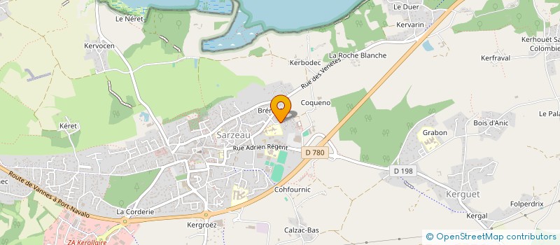 localisation de l'entreprise SC PHISADEJU  SARZEAU